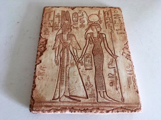 Isis & Nefertari Plaque - Click Image to Close